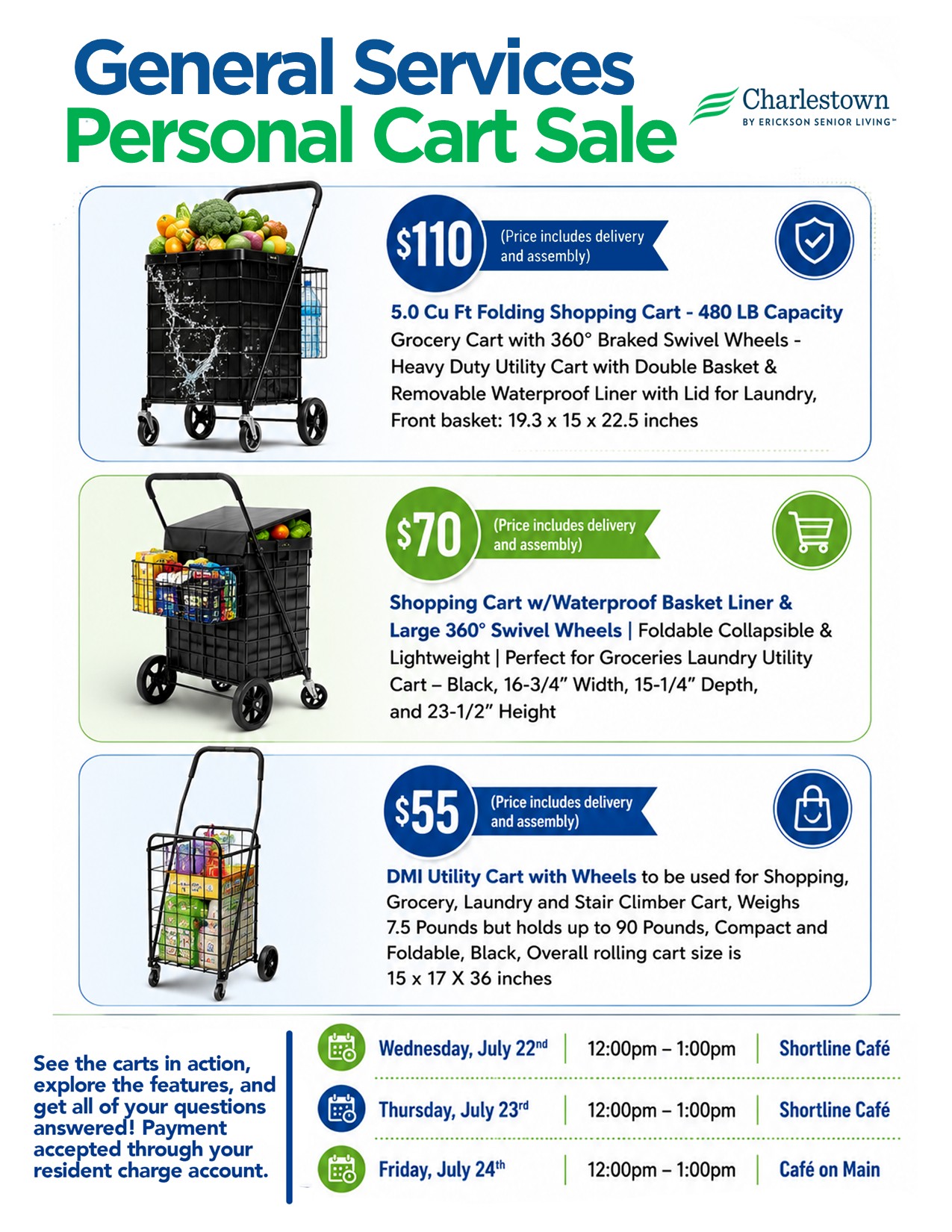 Cart Sale Flyer July 15 cart sale flyer july 22-24