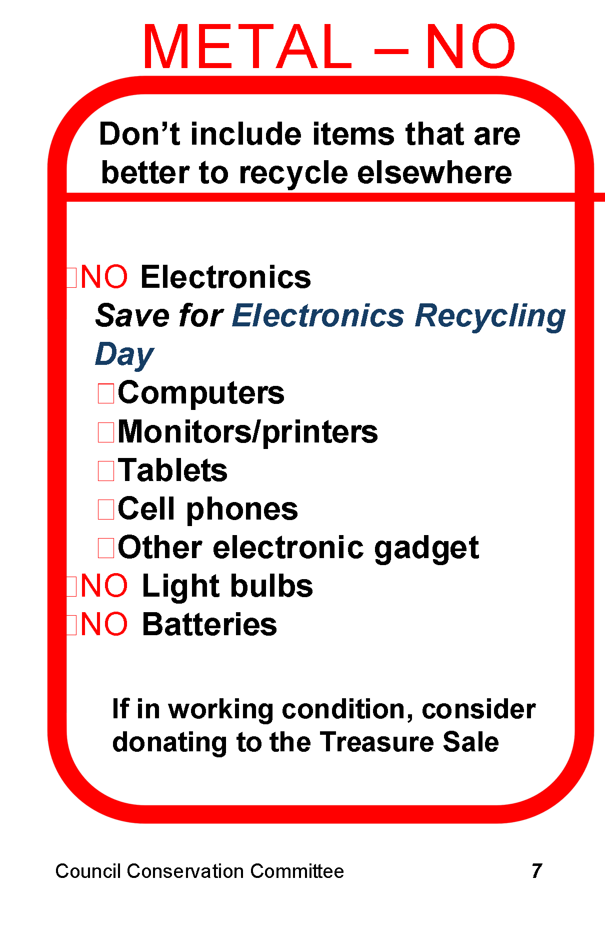 recycling, page 7
