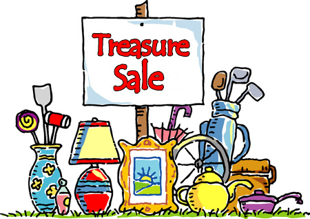 assortment of treasure sale goodies