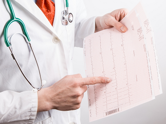 doctor w/ patient chart