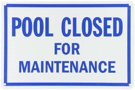 pool closed for maintenance