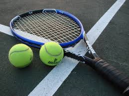 tennis raquet & balls