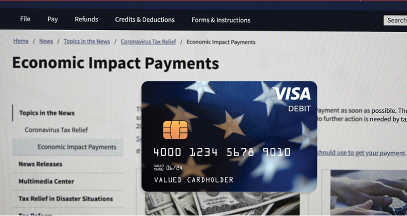 Economic Impact Payment card