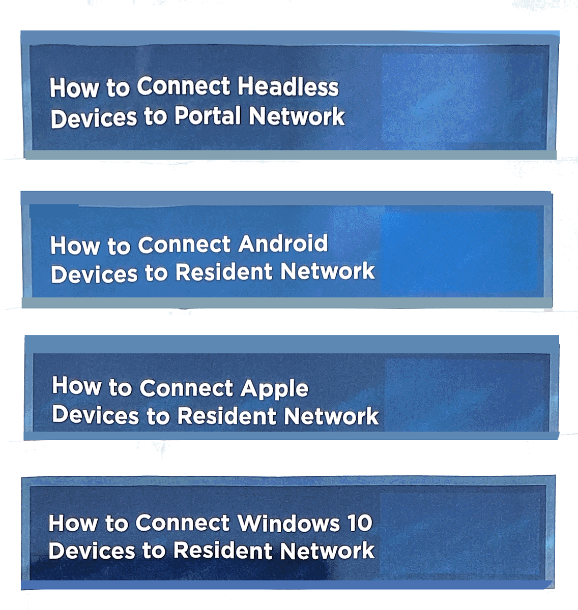 WiFi Guides Available Charlestown Retirement Community Residents