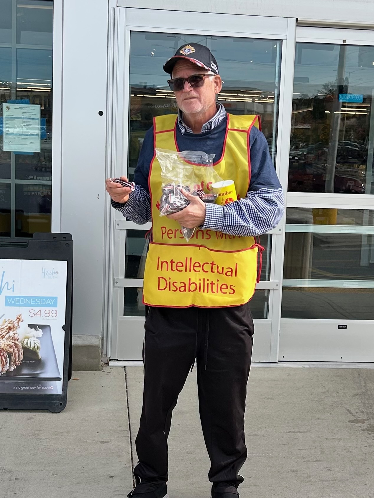 Knights of Columbus tootsie roll sale
