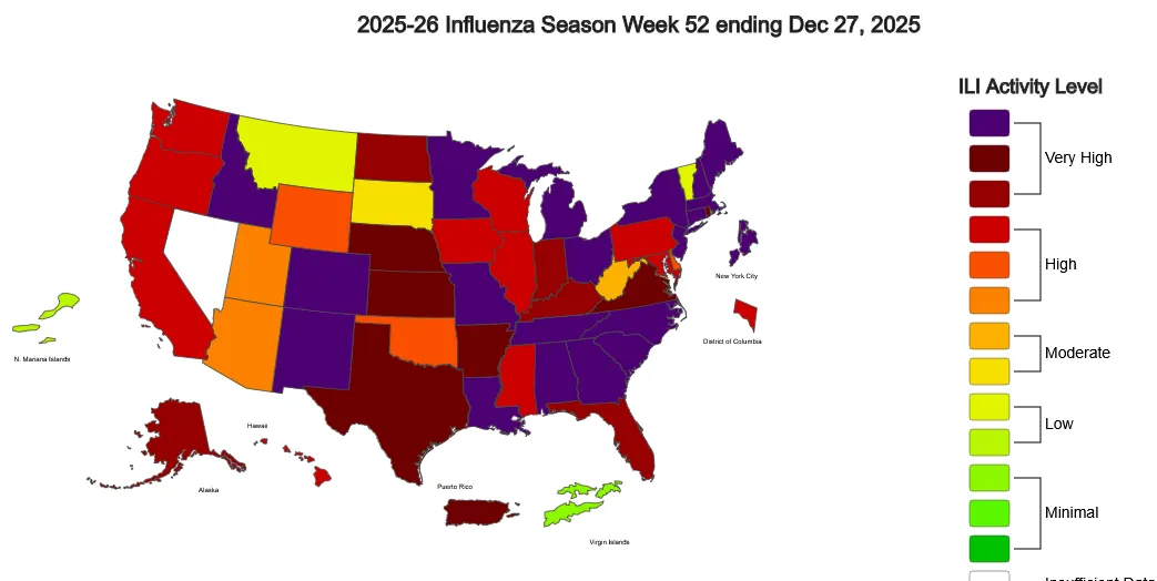 flu stats dec 2025