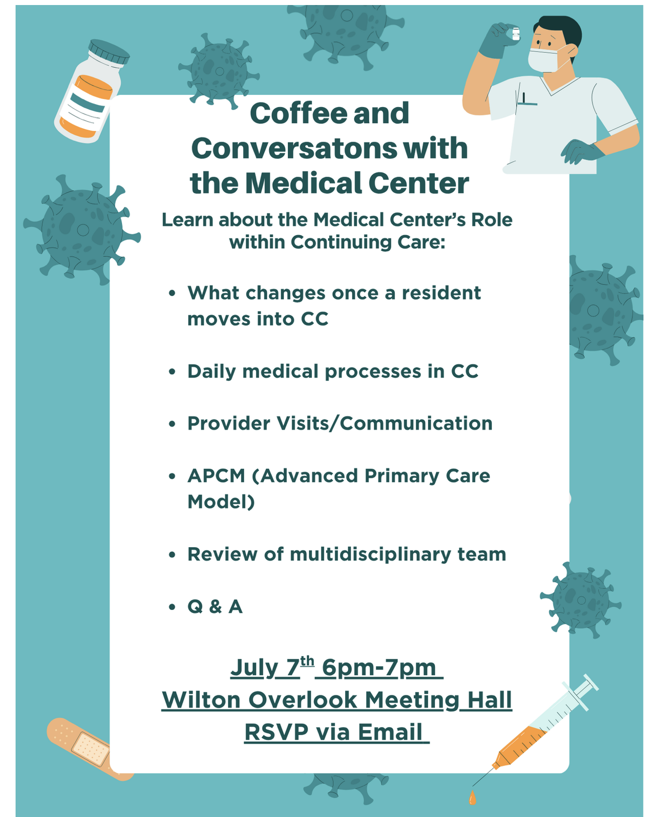 Coffee with the Medical Center 7-7-2026