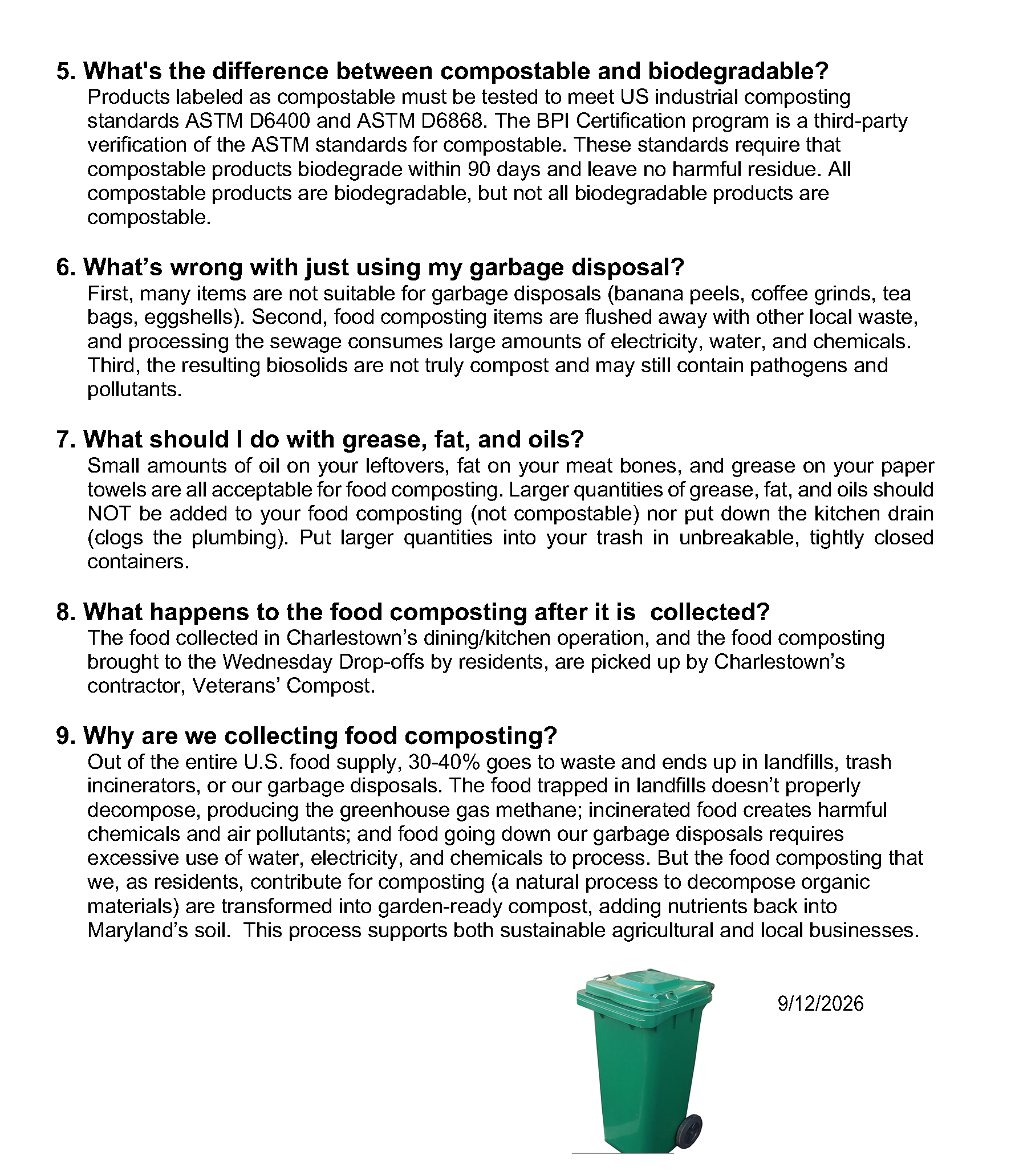 food composting faq - 2