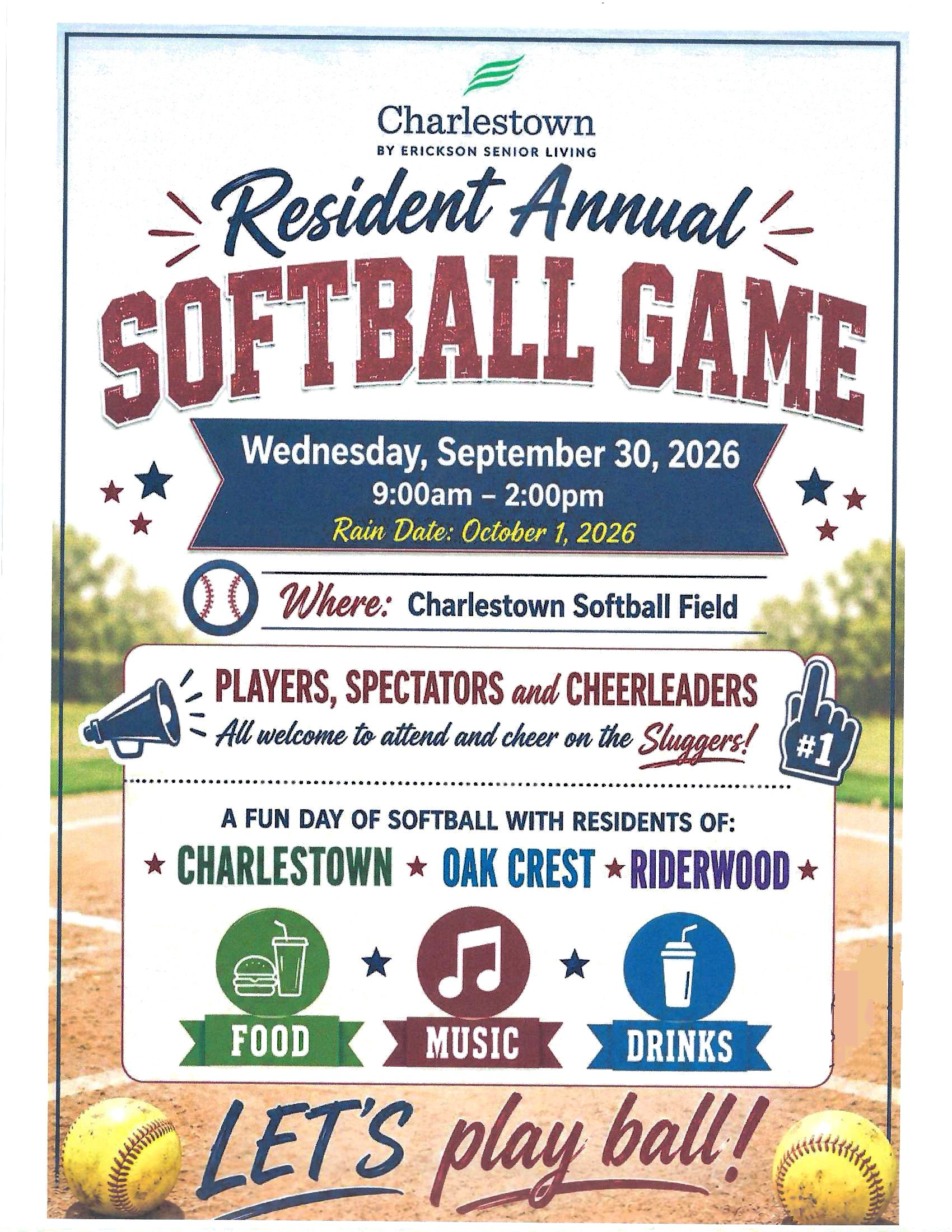 Resident Annual Softball Game 2026